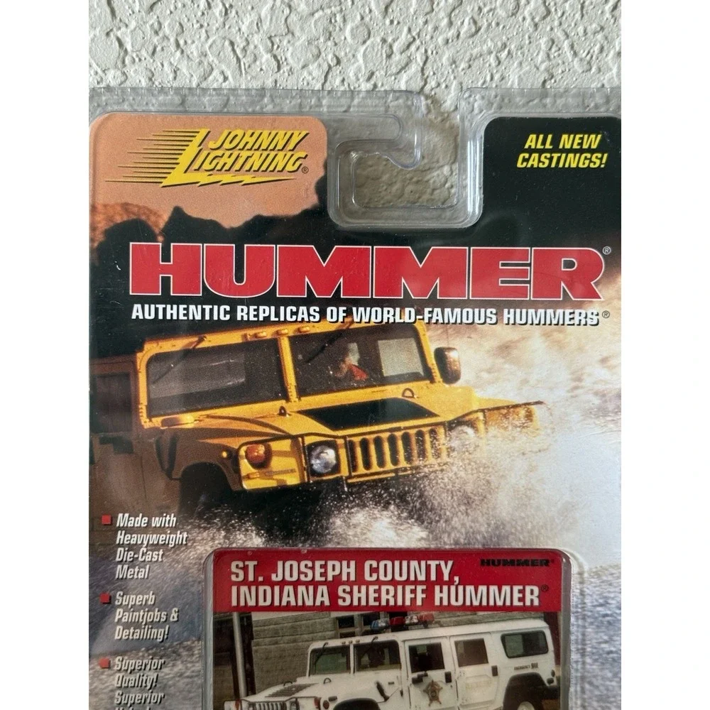 Johnny Lightning Hummer St Joseph County Sheriff Indiana New Old Stock #Z589